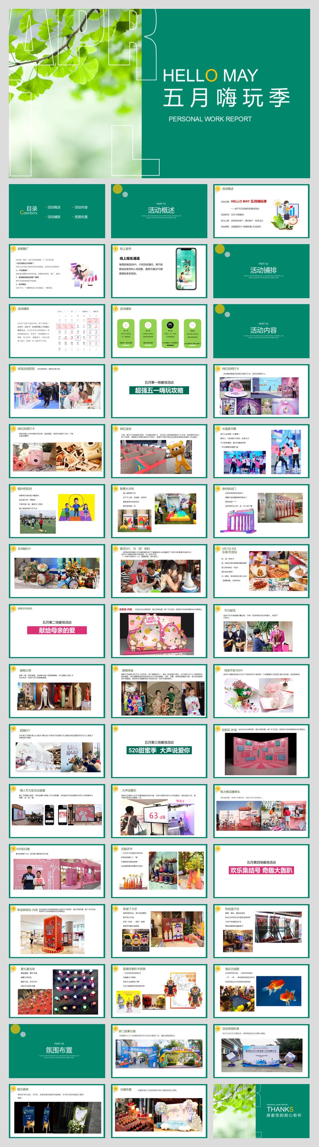 五月嗨玩季（五一 母亲节 520 家庭日）系列主题活动策划方案.pptx