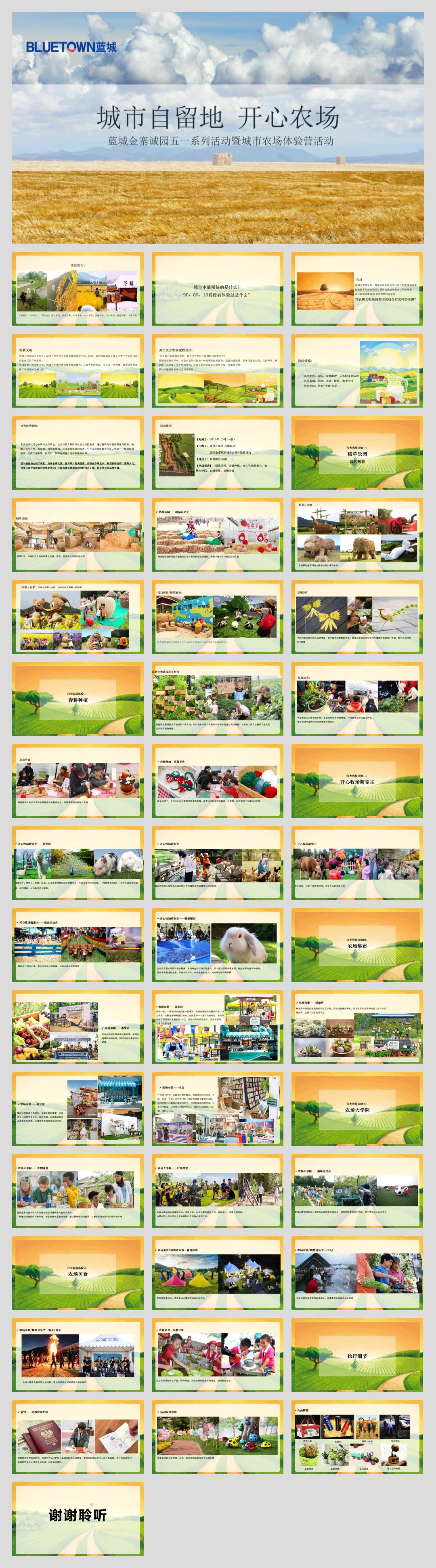 蓝城金寨诚园城市农场体验营活动策划方案.pptx