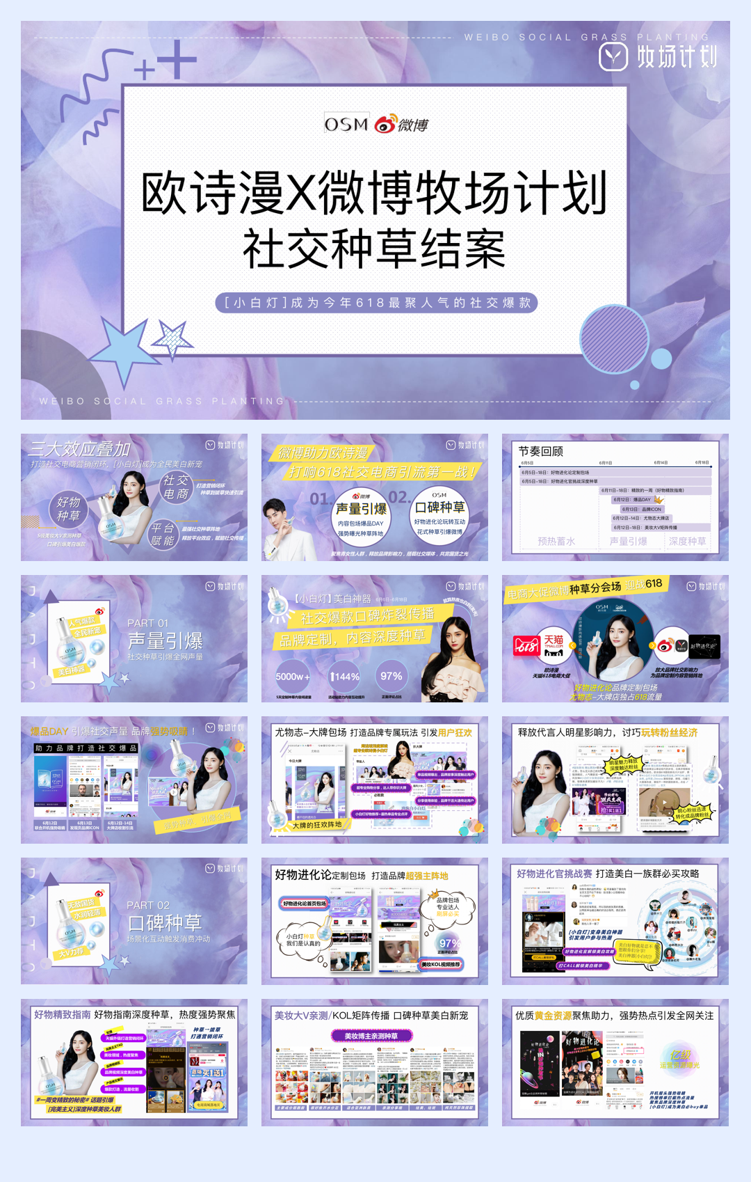 2019年欧诗漫好物进化论618社交种草结案.pdf