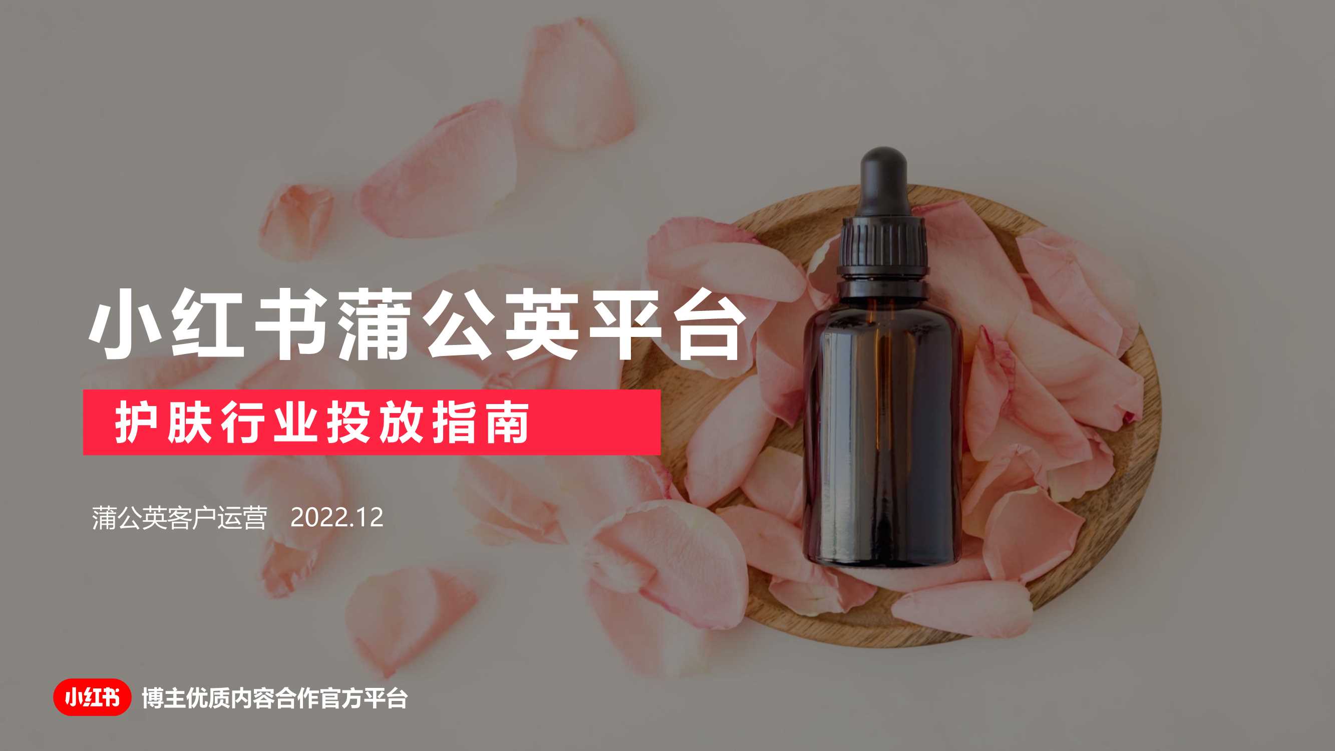 2022蒲公英护肤行业投放指南.pdf