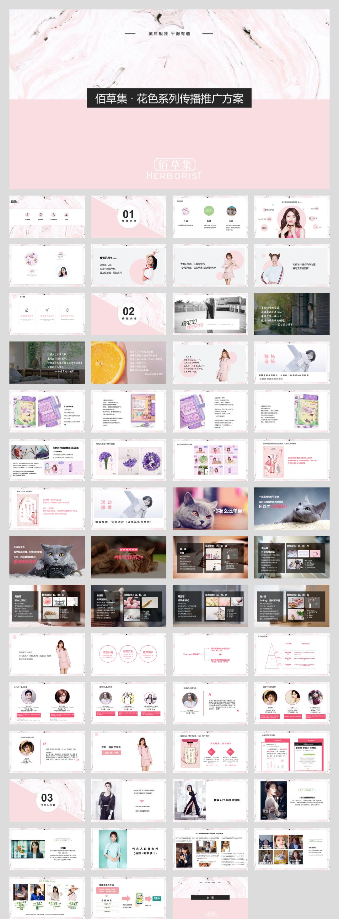 佰草集花色系列推广传播方案-60页.pptx