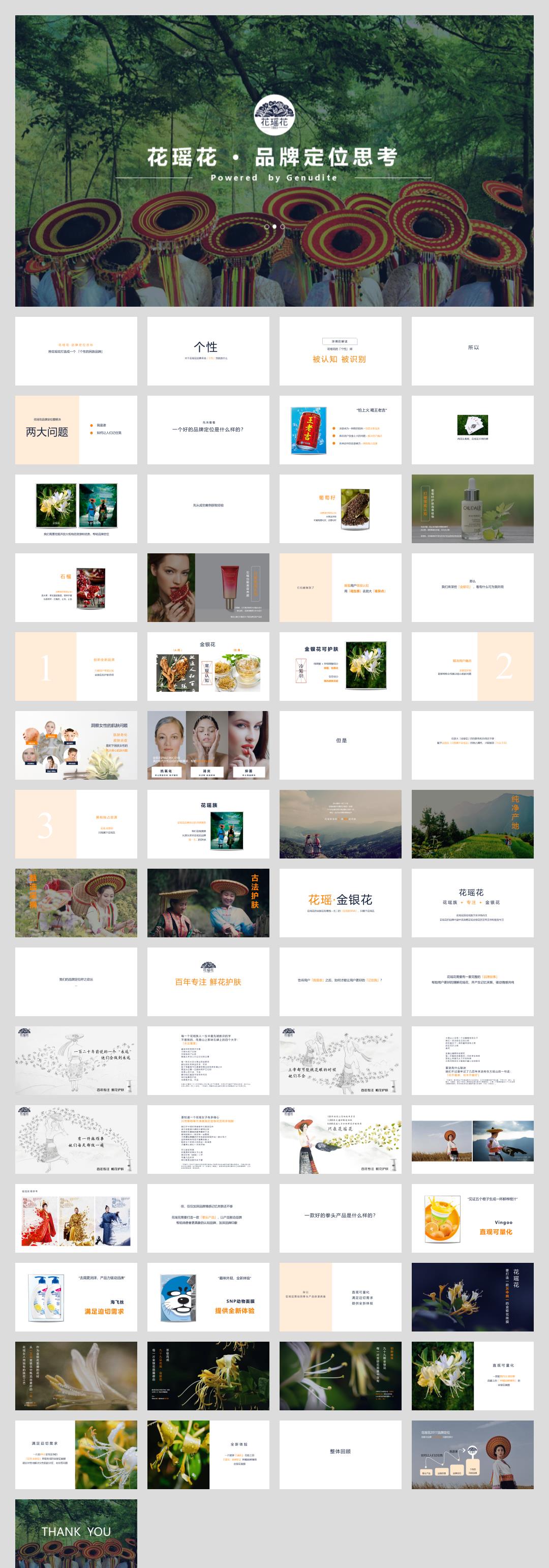 花瑶花化妆品品牌定位传播案.pptx
