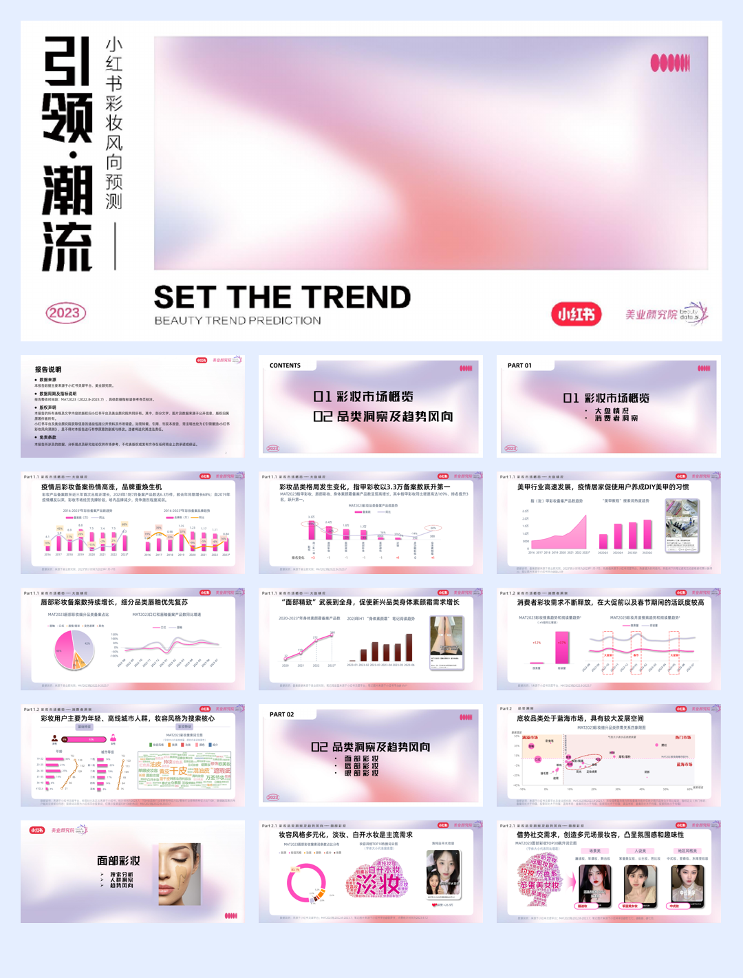 小红书&美业颜究院:2023小红书彩妆风向预测-引领潮流报告.pdf