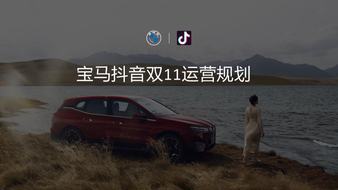 BMW宝马电商-抖音2023年双11规划.pptx