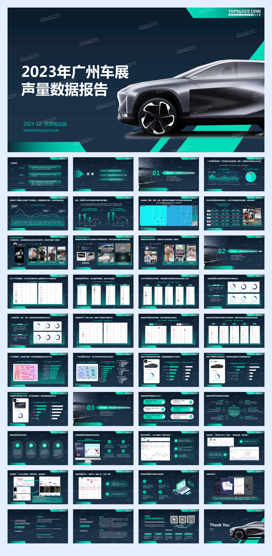 克劳锐：2023年广州车展声量数据报告.pdf