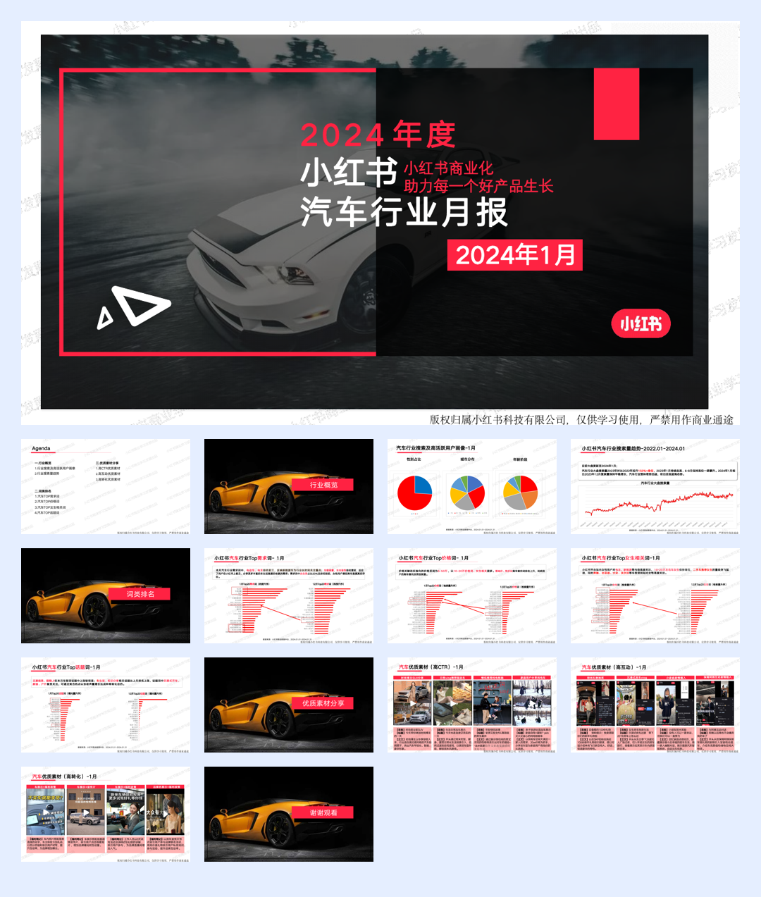 小红书2024年1月汽车行业月报.pdf