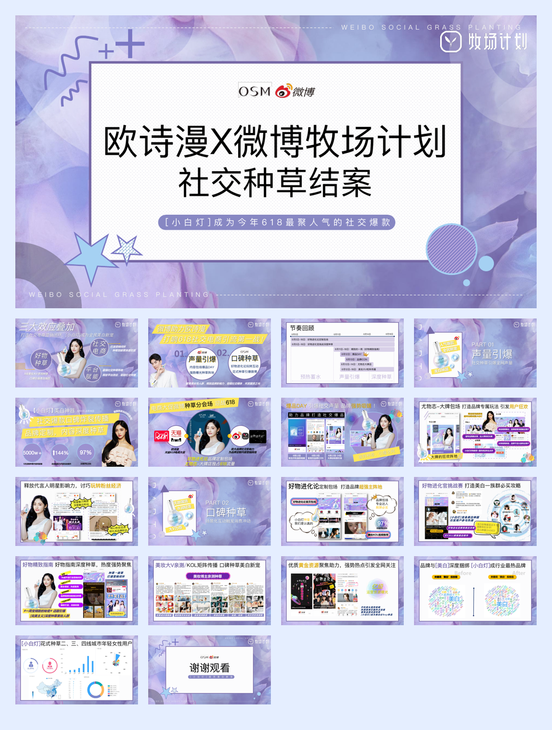 2019年欧诗漫好物进化论618社交种草结案.pdf