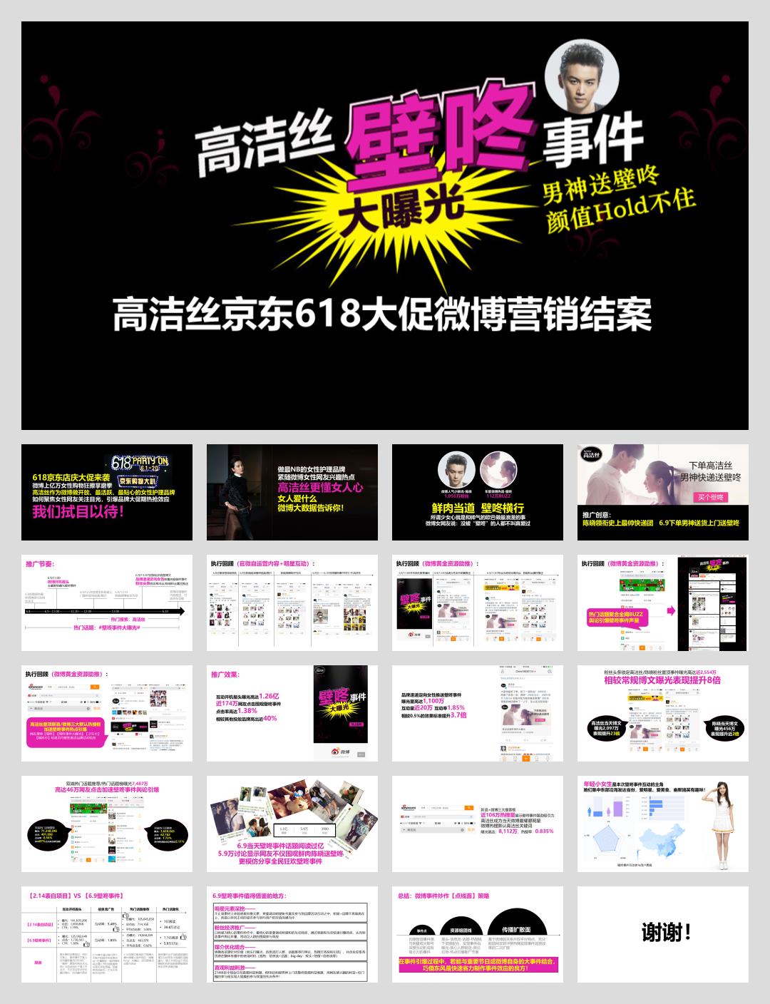 高洁丝壁咚事件微博营销结案报告.pptx