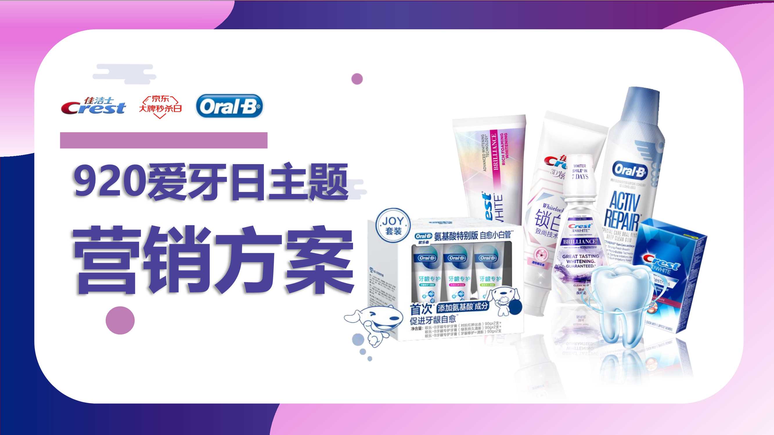 佳洁士 x 欧乐Bx 京东 爱牙日大牌秒杀营销方案.pdf