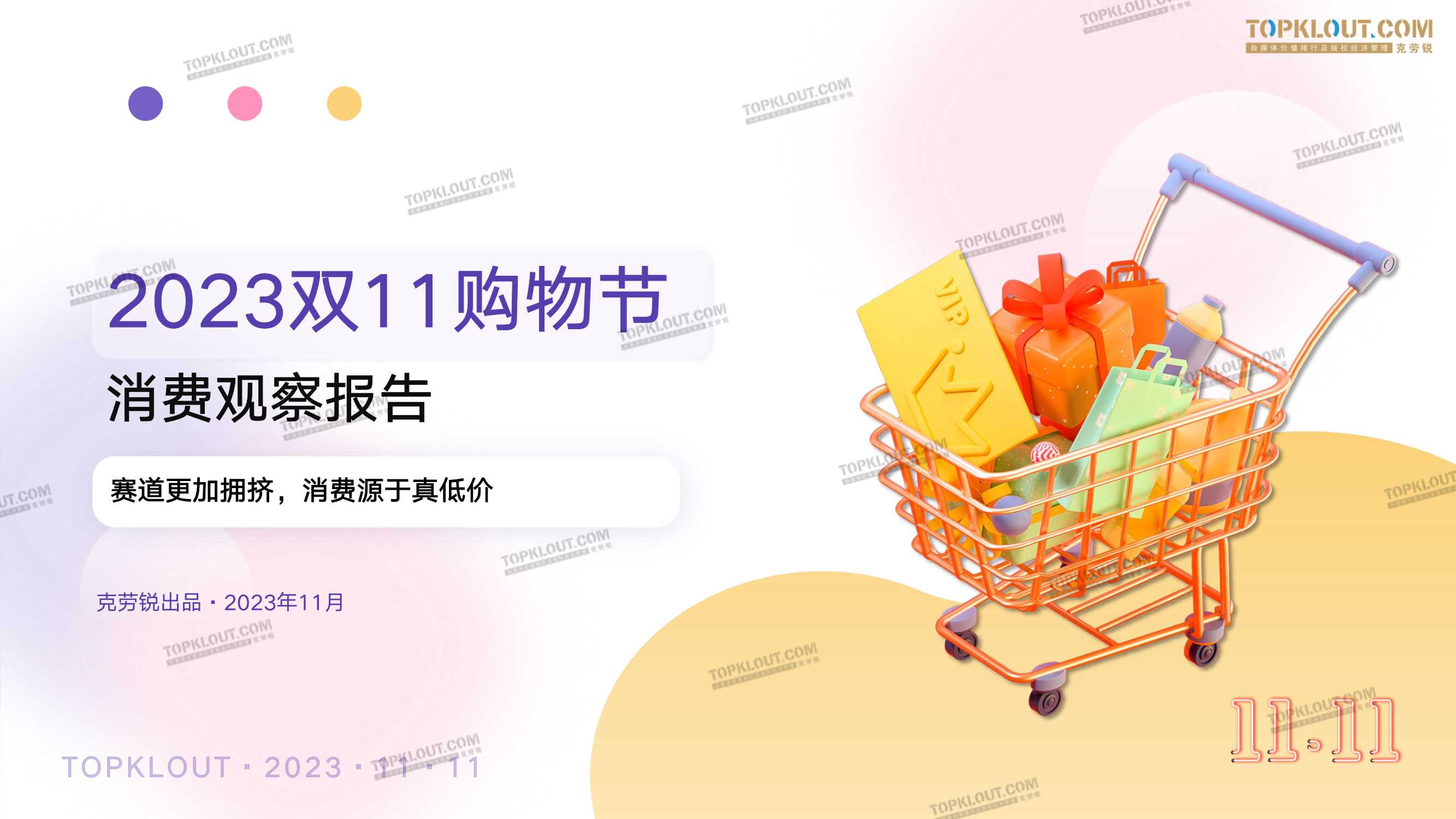 克劳锐2023年双11消费观察报告.pdf