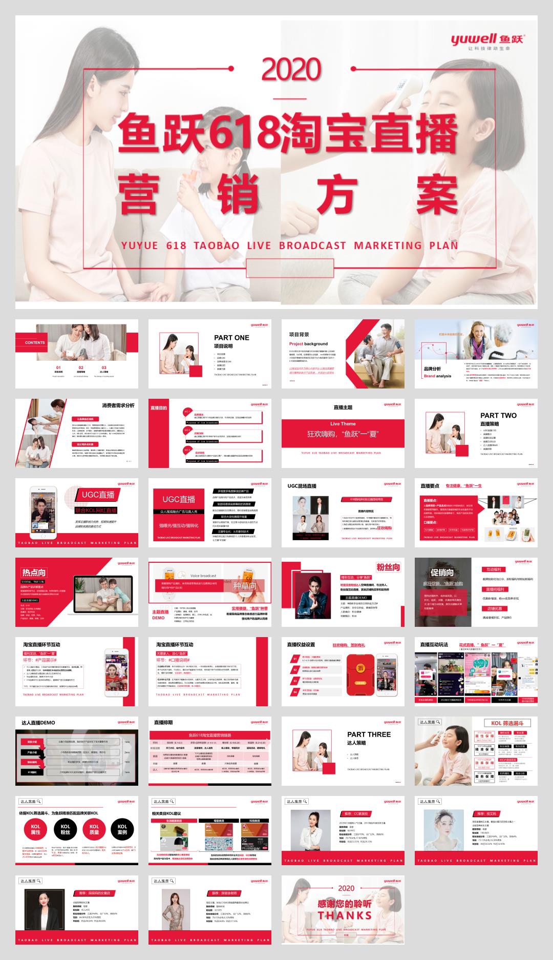 鱼跃医疗健康品牌618淘宝直播营销方案.pptx