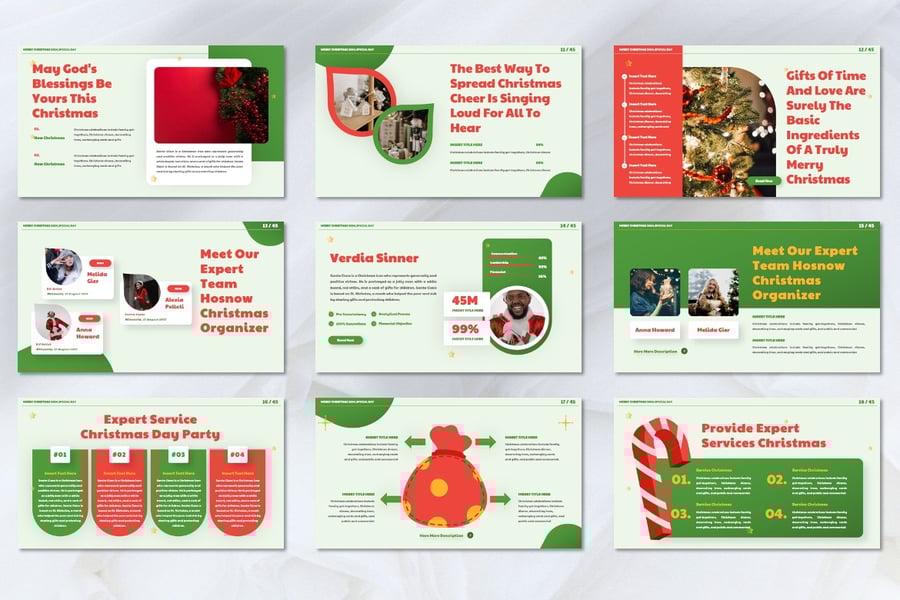 圣诞宣传PPT模板  (PPTX)