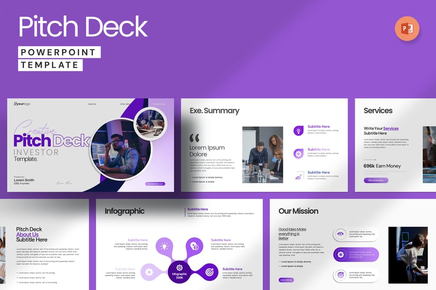 宣传材料  PPT模板 (PPTX)