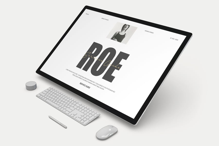 服务指南PPT模板 (PPTX)