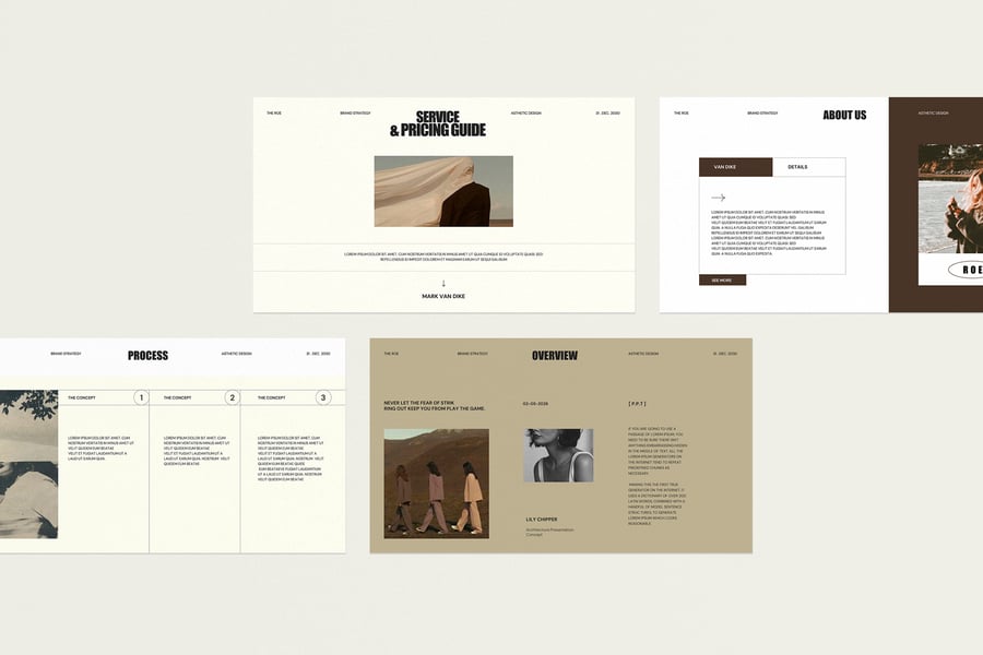 服务指南PPT模板 (PPTX)