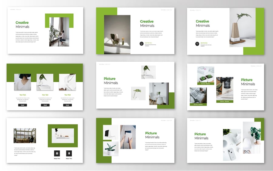 极简主义独特的 PPT模板 (PPT)