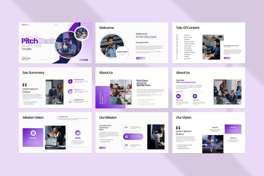 宣传材料  PPT模板 (PPTX)