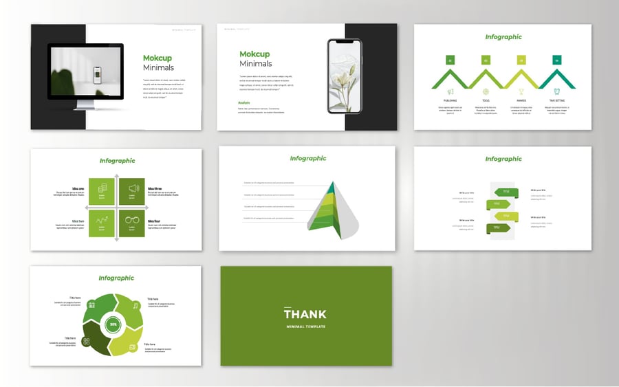 极简主义独特的 PPT模板 (PPT)