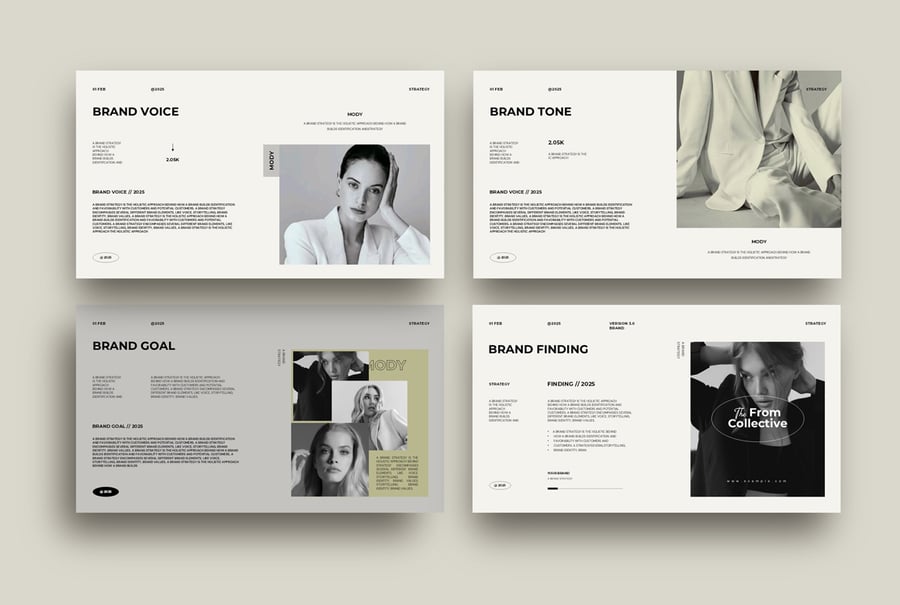 品牌战略演示模板PPT模板  (PPTX)