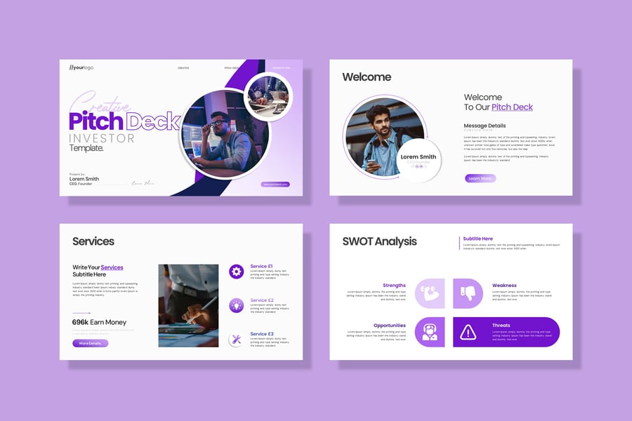 宣传材料  PPT模板 (PPTX)