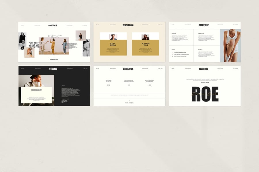 服务指南PPT模板 (PPTX)