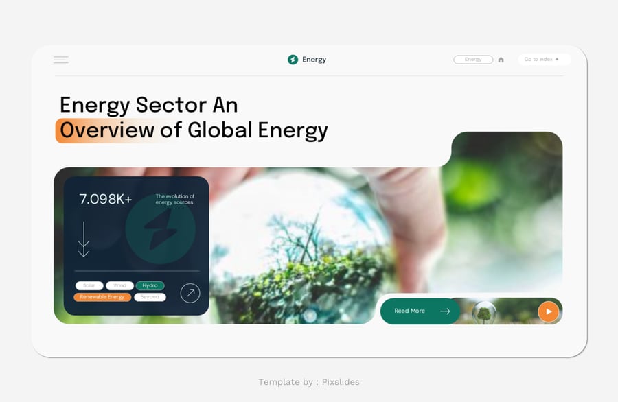 能源解决方案 PPT模板 (PPTX,PPT)