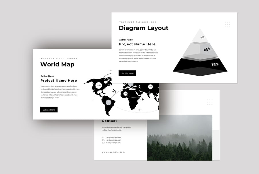 极简主义设计风格PPT模板  (PPTX)