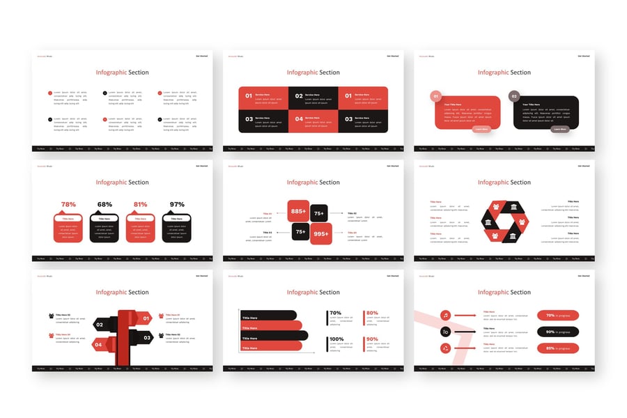声学 – 音乐  PPT模板 (PPTX)