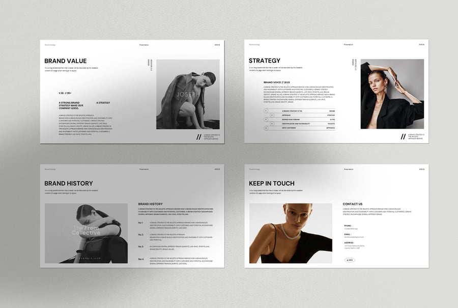 品牌战略PPT模板 (PPTX)