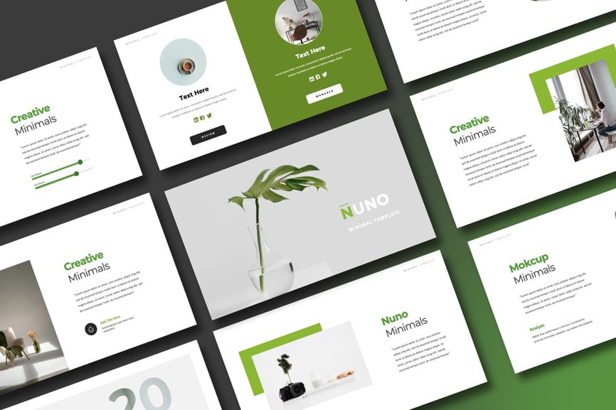 极简主义独特的 PPT模板 (PPT)