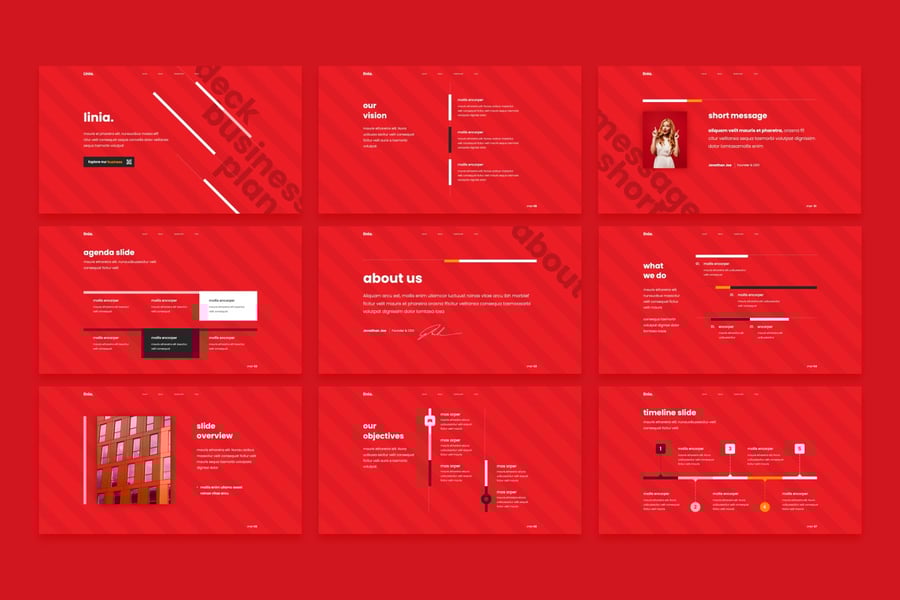 商业计划演示PPT模板 (PPTX)