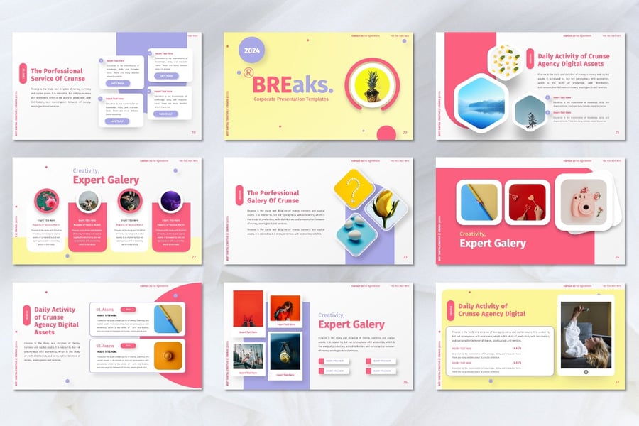 创意数字PPT模版 (PPTX)