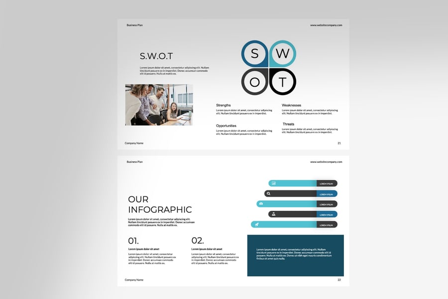 商业计划 PPT模板 (PPTX)