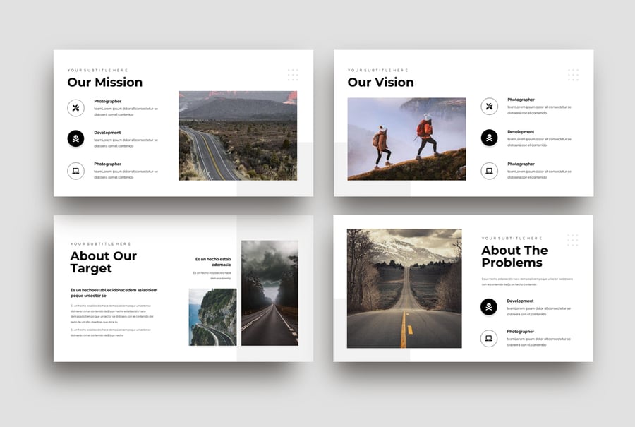 极简主义设计风格PPT模板  (PPTX)