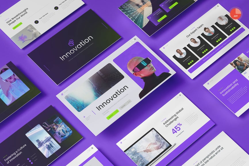 业务创新 PPT模板 (PPTX,PPT)