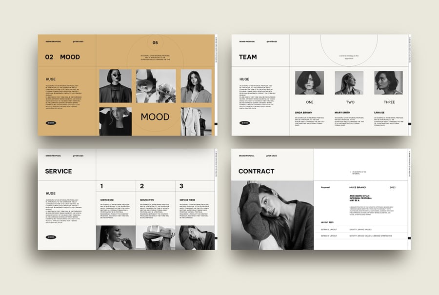 品牌提案演示PPT模板  (PPTX)