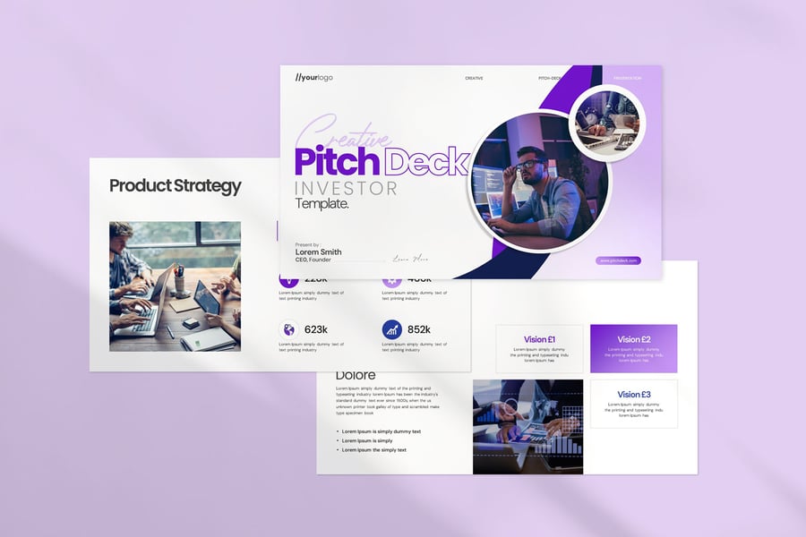 宣传材料  PPT模板 (PPTX)