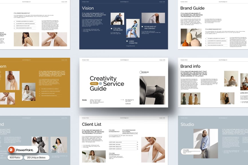 服务指南 PPT模板 (PPTX)