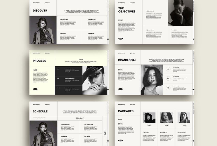 品牌提案演示PPT模板  (PPTX)