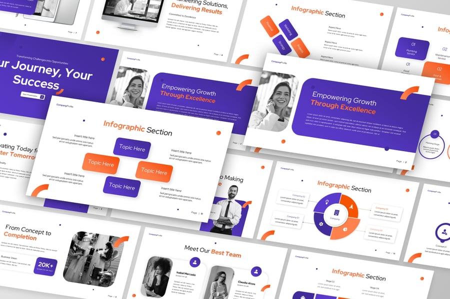 公司简介 PPT模板 (PPTX)