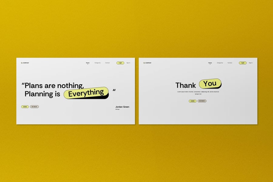 棕色新野蛮主义创意商业PPT模板 (PPT)