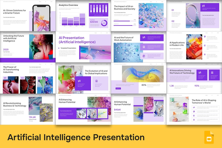 人工智能PPT模板 (PPTX)