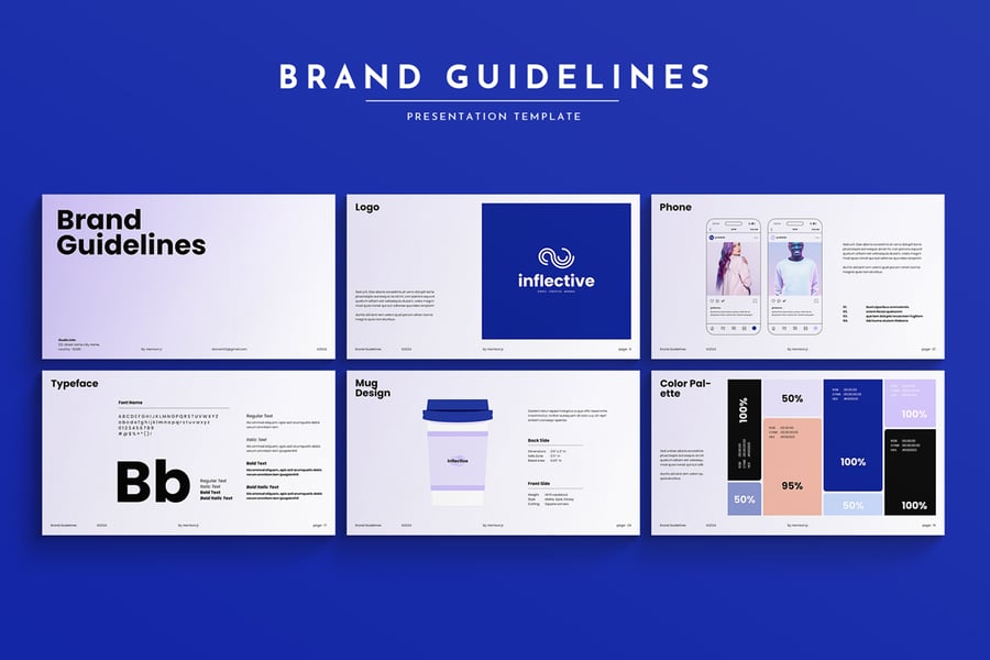 品牌指南 PPT模板  (PPTX)