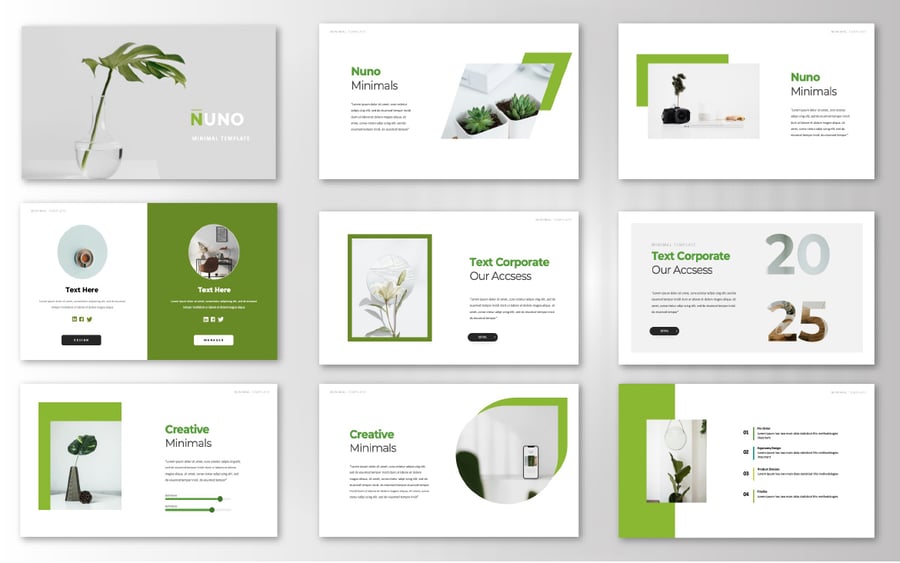 极简主义独特的 PPT模板 (PPT)