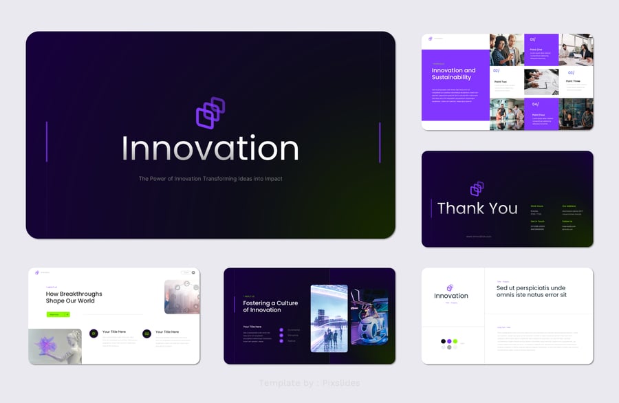 业务创新 PPT模板 (PPTX,PPT)