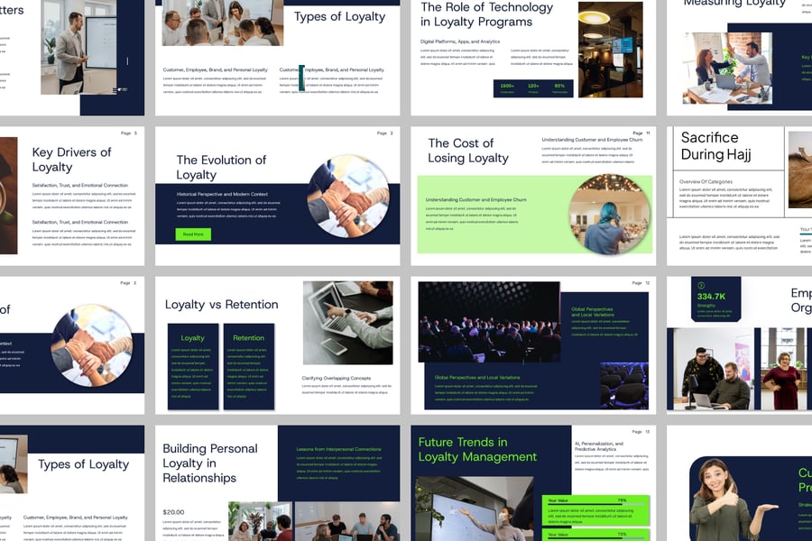 动态且专业设计的团队建设PPT模板 (PPTX)