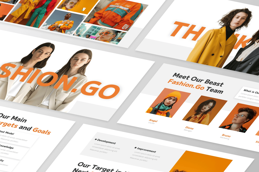 时尚项目PPT模版 (PPTX)