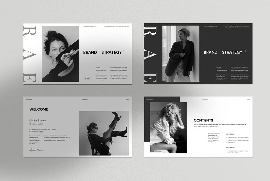 品牌战略PPT模板 (PPTX)