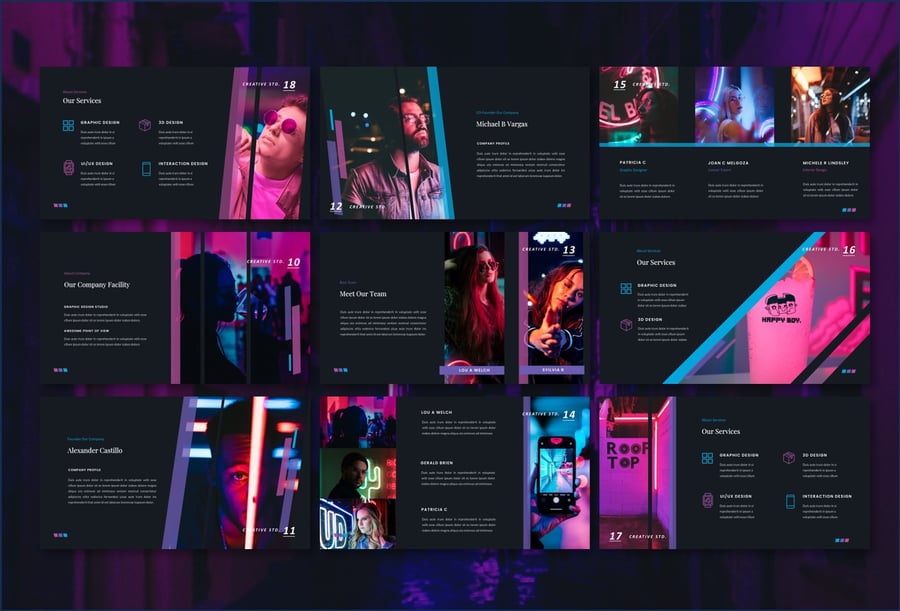 商业创意 PPT模板 (PPTX)