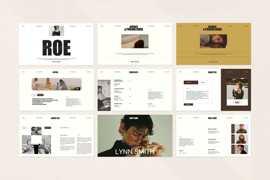 服务指南PPT模板 (PPTX)